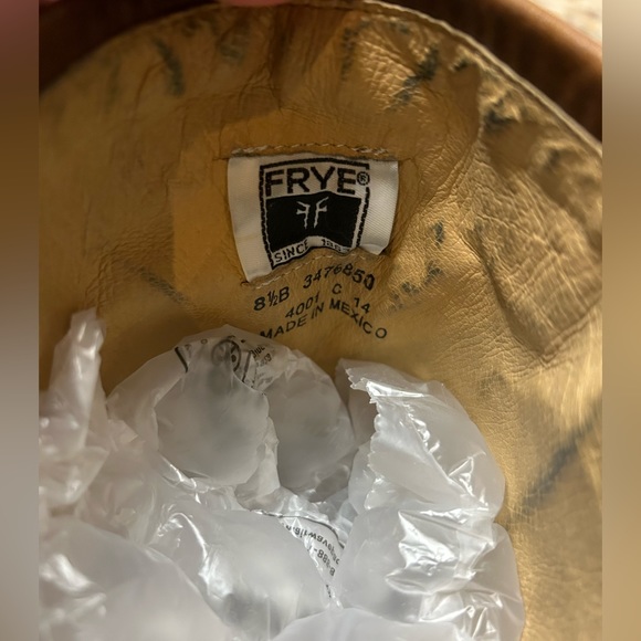 Frye Back Zip Leather Harness Boot - Picture 8 of 10